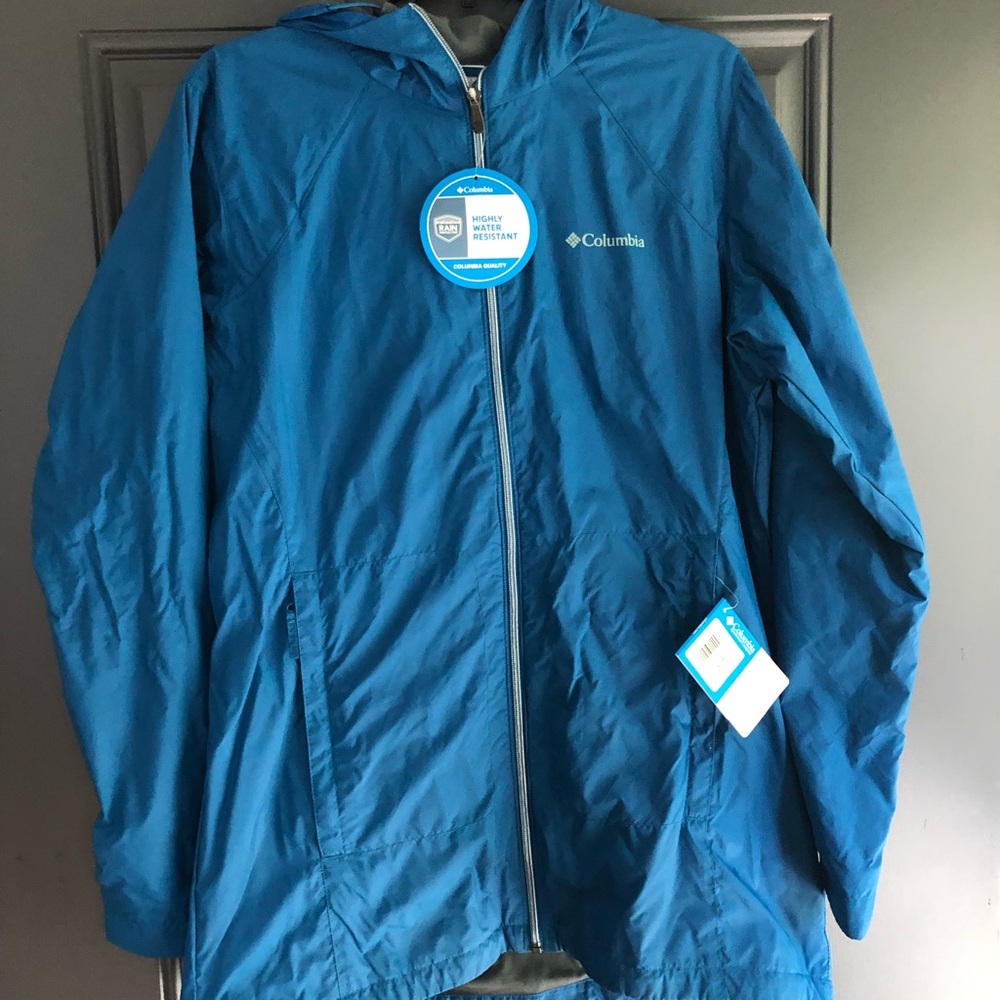 Columbia rain coat